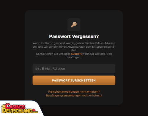 CrownGold Casino Problem beim Einloggen