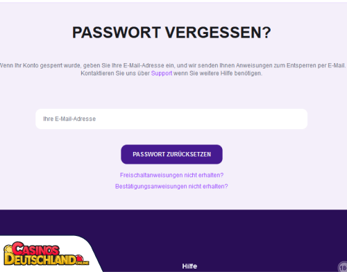 CrownSlots Casino Problem beim Einloggen