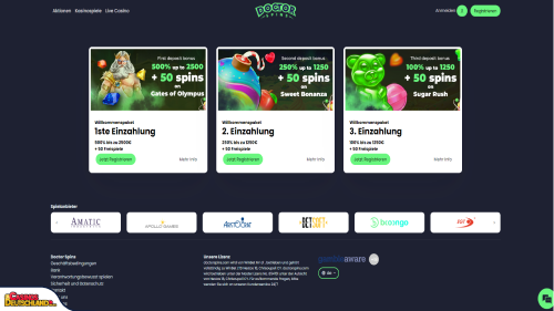 Doctor Spins Casino bonus