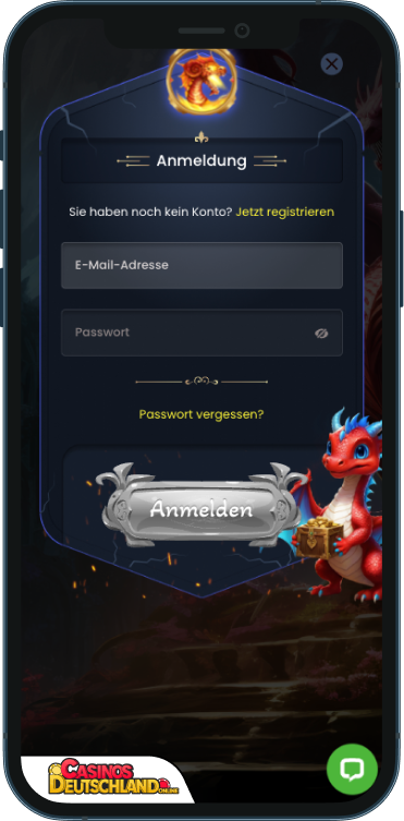 DragonSlots Casino Anmeldung