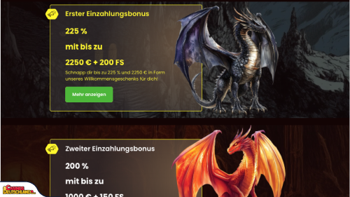 DragonSlots Casino bonus