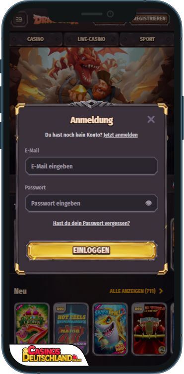 Dragonia Casino Anmeldung