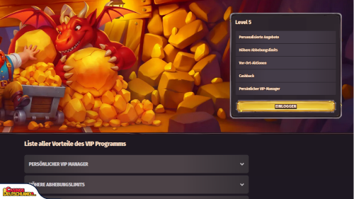 Dragonia Casino vip program