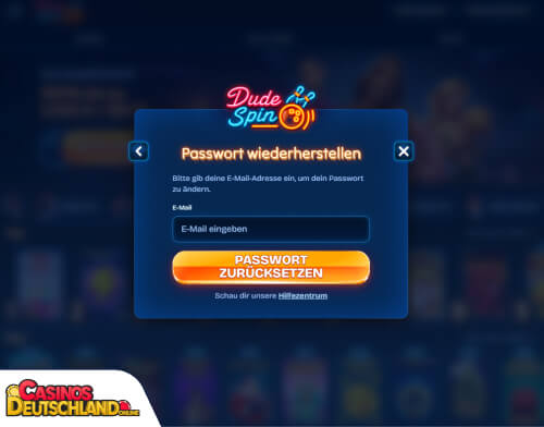 Dudespin Casino Problem beim Einloggen
