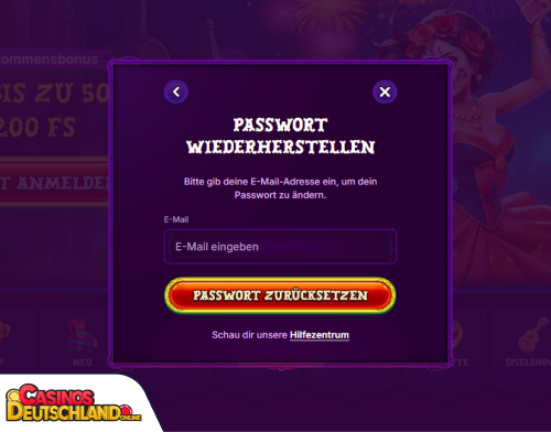 DuoSpin Casino Problem beim Einloggen