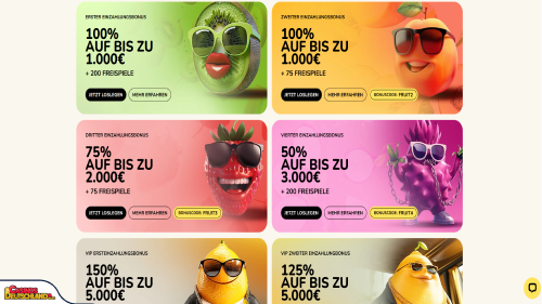 FatFruit Casino Bonus