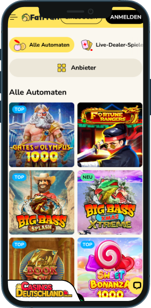 FatFruit Casino Mobile app
