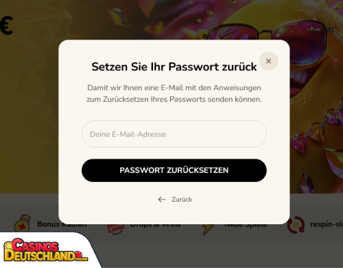 FatFruit Casino Problem beim Einloggen