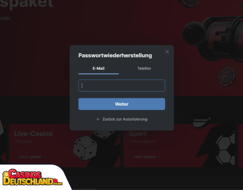 FonBet Casino Problem beim Einloggen