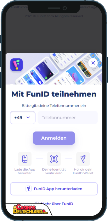 FunID Casino Anmeldung