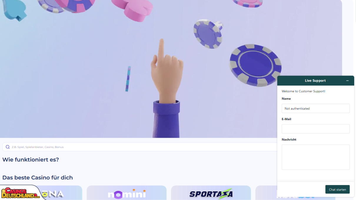 FunID Casino Unterstützung