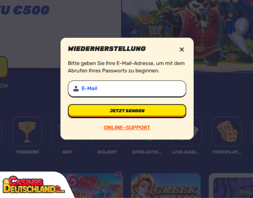 GambleZen Casino Problem beim Einloggen