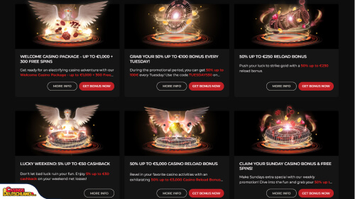 God of Casino bonus