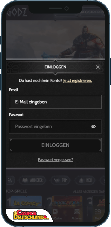Godz Casino Anmeldung