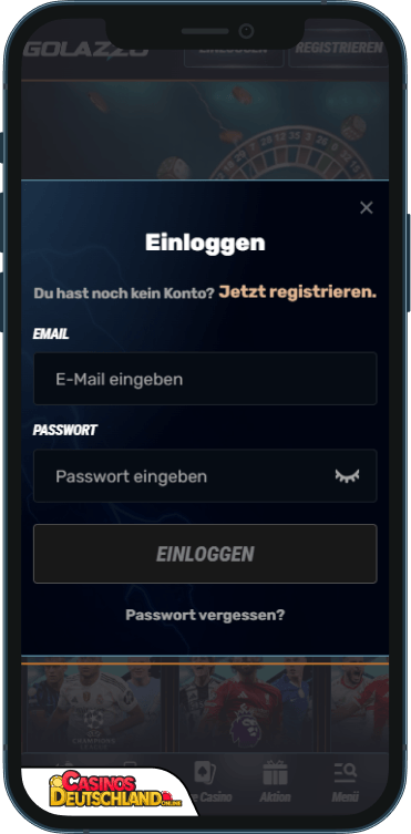 Golazzo Casino Anmeldung