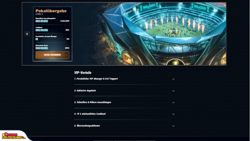 Golazzo Casino vip program