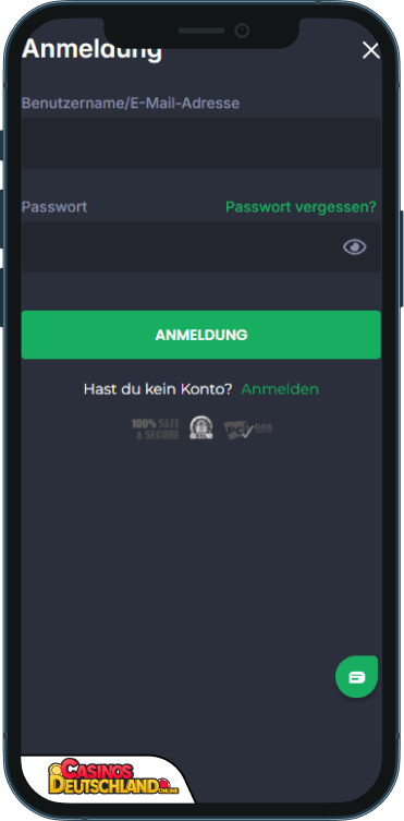 GoldenPlay Casino Anmeldung