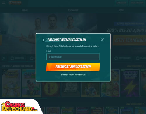 Golisimo Casino Problem beim Einloggen