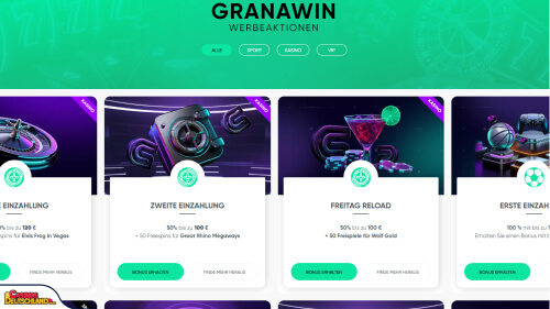 Granawin Casino Bonus