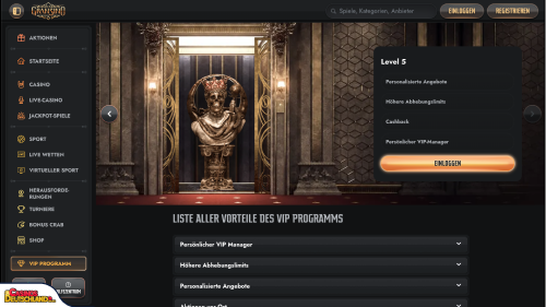 Gransino Casino vip program