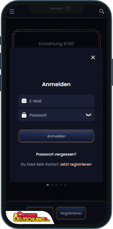 GreatSpin Casino Anmeldung