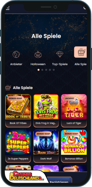 GreatSpin Casino Mobile app