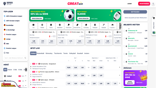 GreatWin Casino Sport