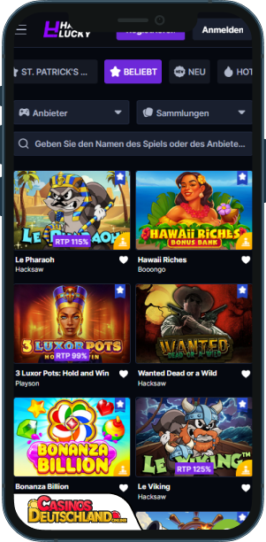 Hash Lucky Casino Mobile app
