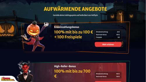 Hell Spin Casino Bonus