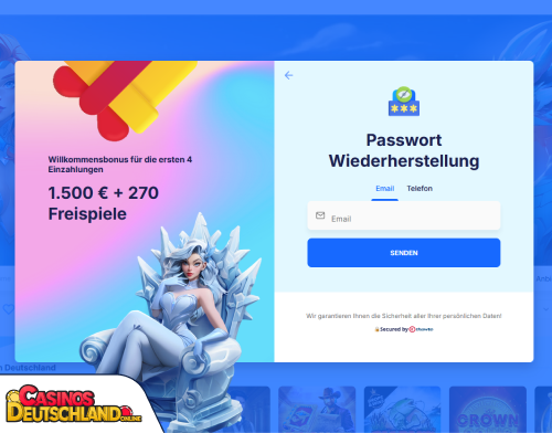 Ice Casino Problem beim Einloggen