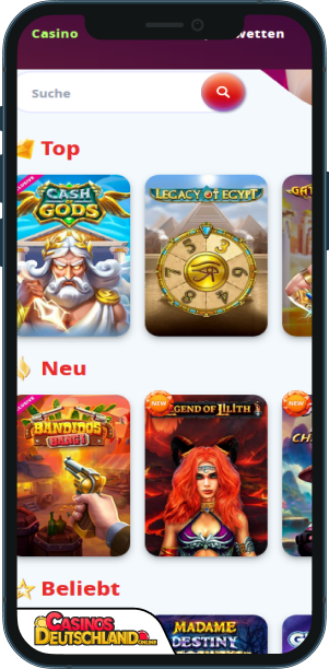 Infinity Casino Mobile app