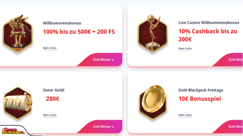 Infinity Casino bonus