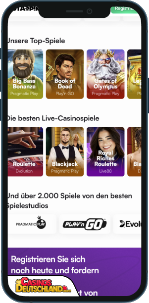 Instaspin Casino Mobile app