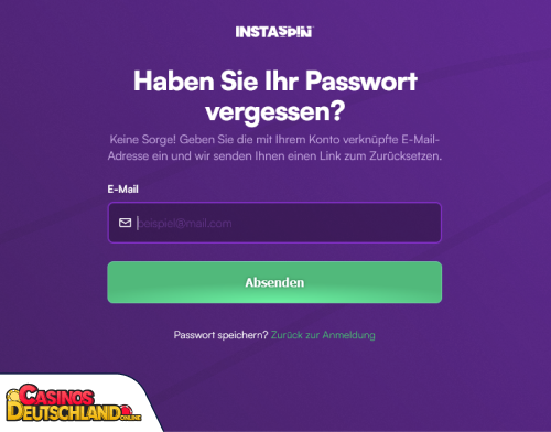 Instaspin Casino Problem beim Einloggen