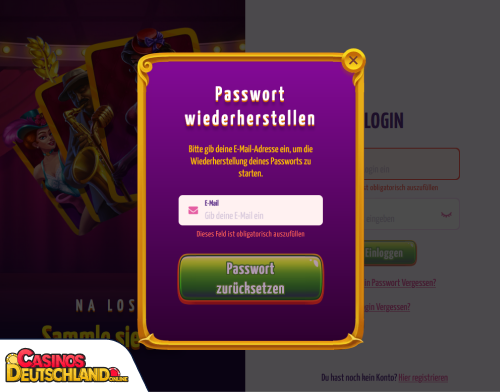 Joker8 Casino Problem beim Einloggen