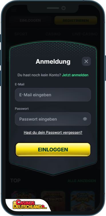 KinBet Casino Anmeldung