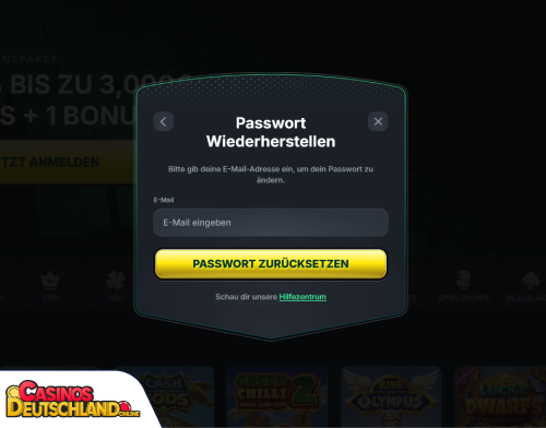 KinBet Casino Problem beim Einloggen