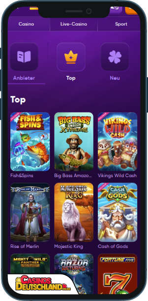 KingMaker Casino Mobile app
