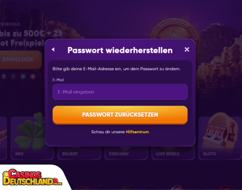 KingMaker Casino Problem beim Einloggen