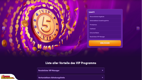 KingMaker Casino vip program