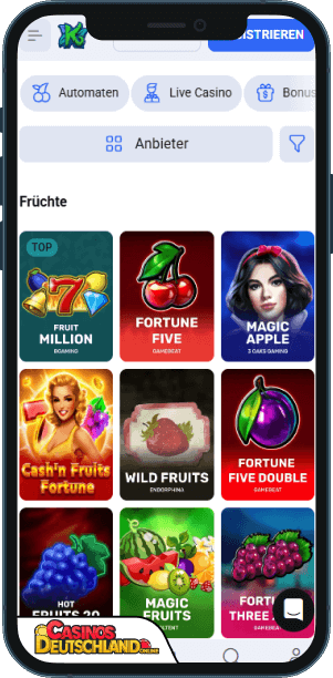 Koru Casino Mobile app