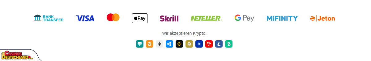 Koru Casino Zahlungsmethoden