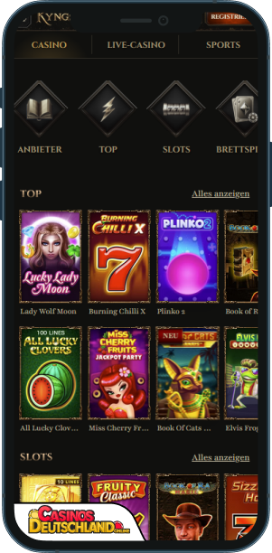 Kyngs Casino Mobile app