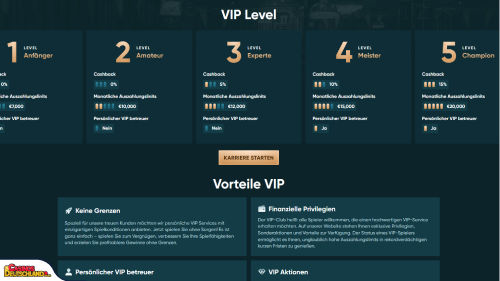 LegendPlay Casino vip program