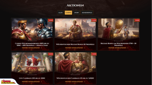Legiano Casino Bonus