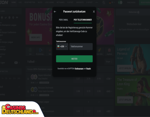 Leon Bet Casino Problem beim Einloggen