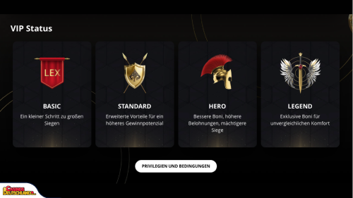 Lex Casino vip program