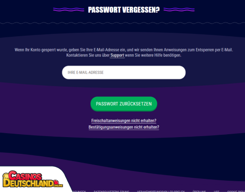 Limewin Casino Problem beim Einloggen