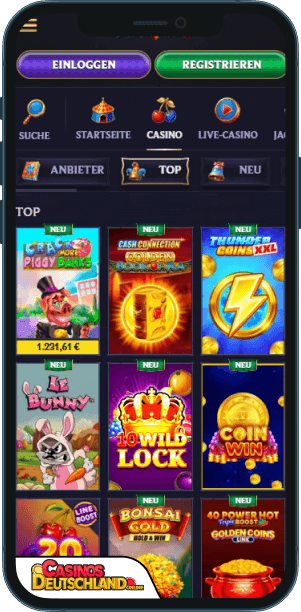 LolaJack Casino Mobile app