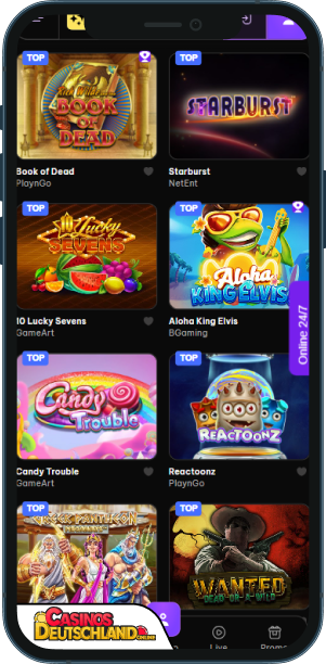 LuckyHour Casino Mobile app